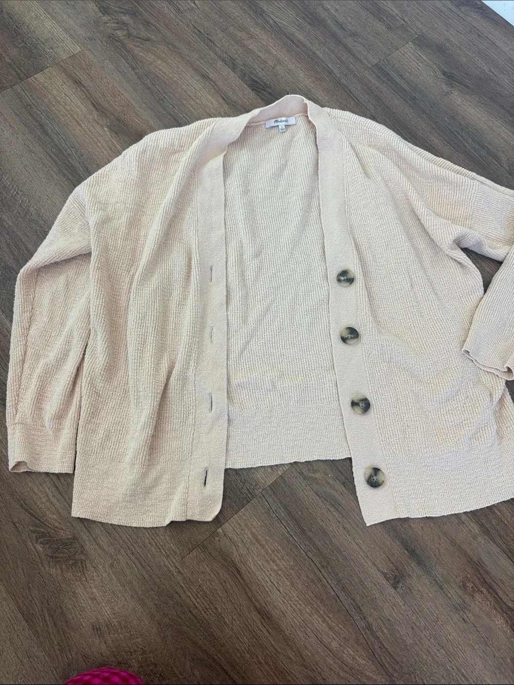 Soft Knit Women's Tank and Cardigan Set in Light Beige - Madewell